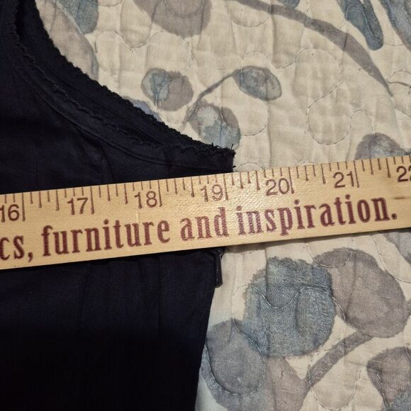 Nwot Tory Burch Women's Sleeveless Embellished Ruffles Cotton Blend Tunic 6 - Picture 8 of 9